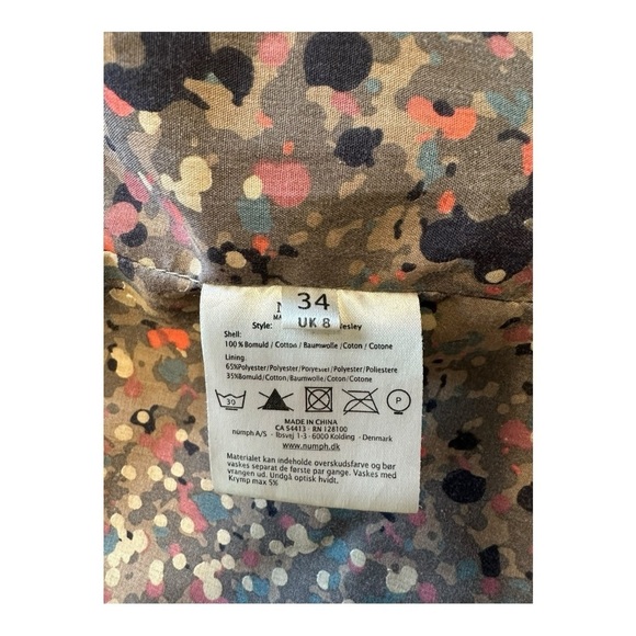 Numph Trench Style Jacket Hooded Button Front Cinched Waist - Size UK 8 / Small - Picture 8 of 16